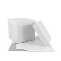 White High Wall Box (6"x6"x6") Base Only